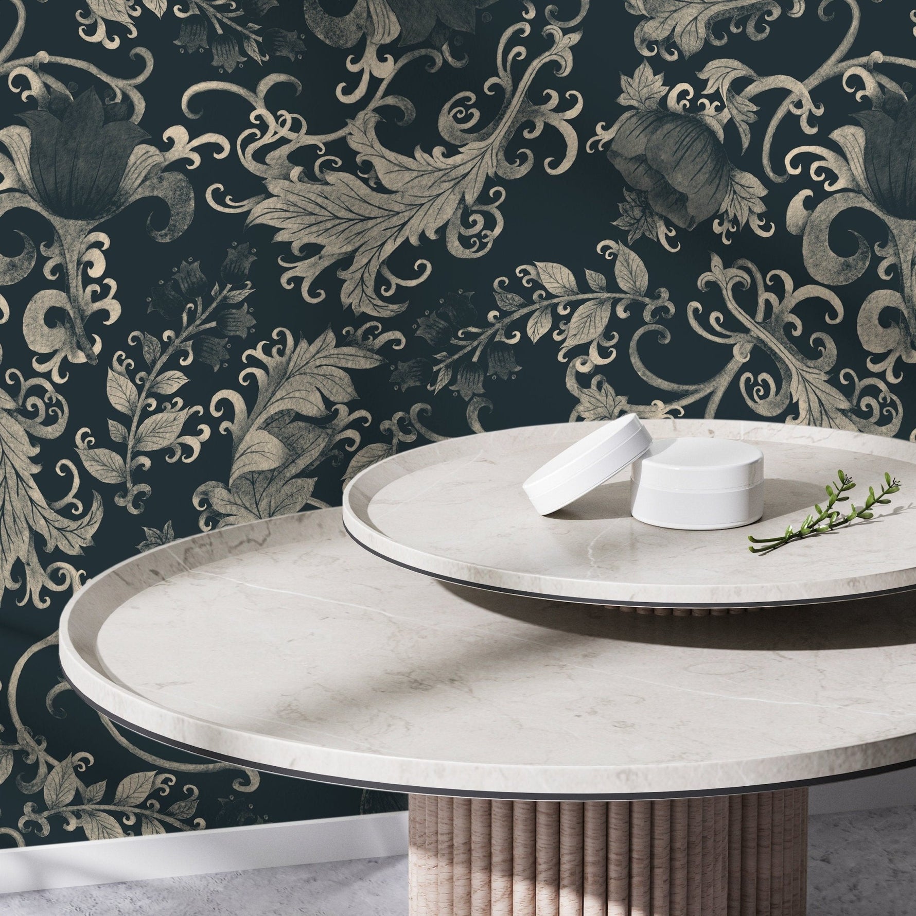 Vintage Floral Elegance Wallpaper - C791 - WallTrend