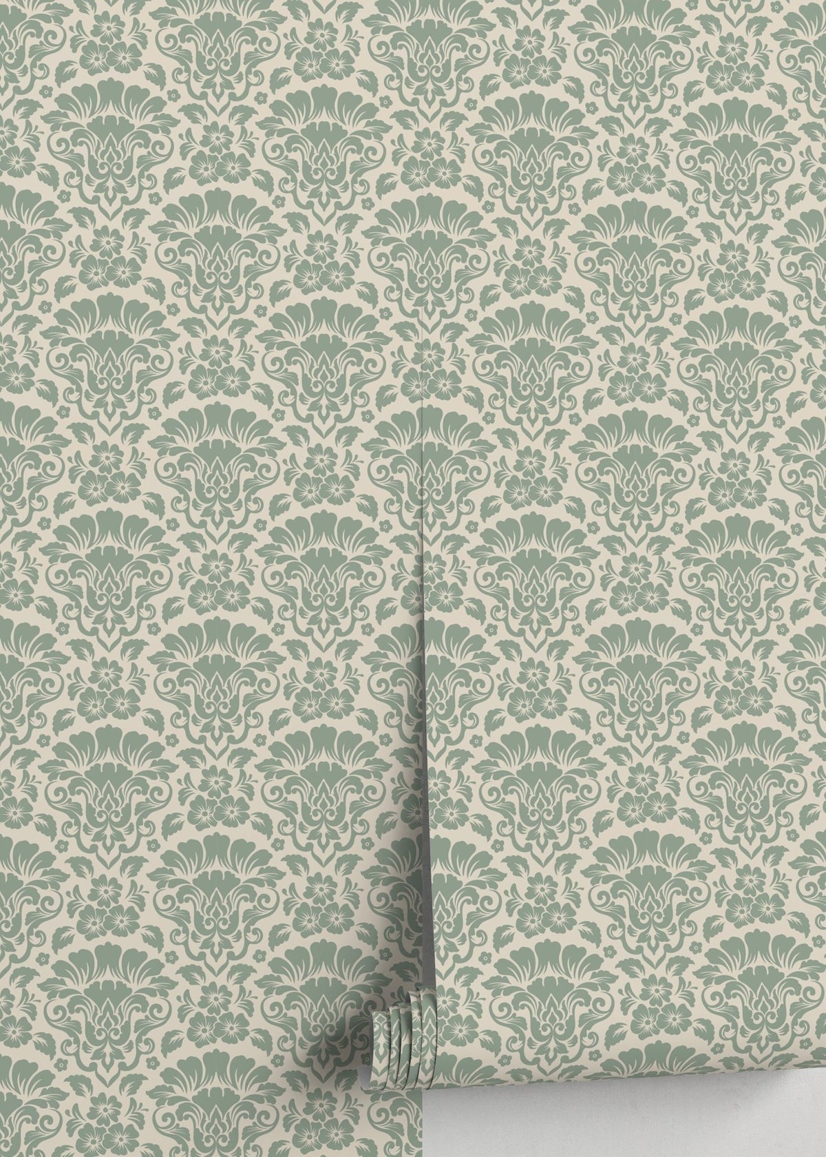 Vintage Floral Elegance Wallpaper - D216 - WallTrend