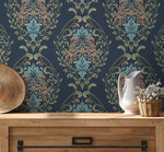 Vintage Floral Symphony Wallpaper - D219 - WallTrend