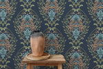 Vintage Floral Symphony Wallpaper - D219 - WallTrend
