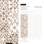 Vintage Geometric Tile Wallpaper - D525 - WallTrend