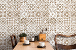 Vintage Geometric Tile Wallpaper - D525 - WallTrend