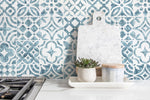 Vintage Moroccan Tiles Wallpaper - D526 - WallTrend
