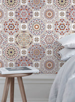 Vintage Mosaic Tiles Wallpaper - C187 - WallTrend
