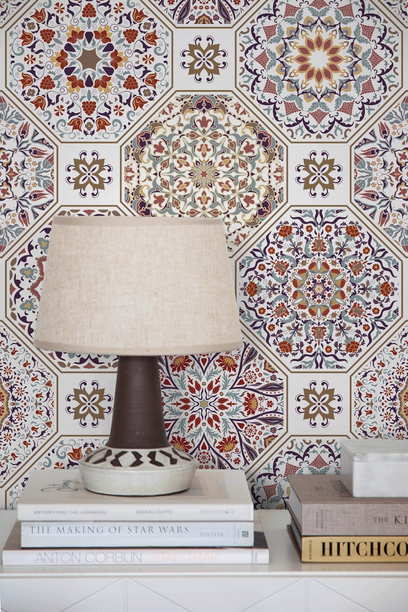Vintage Mosaic Tiles Wallpaper - C187 - WallTrend