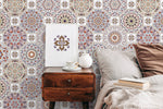 Vintage Mosaic Tiles Wallpaper - C187 - WallTrend