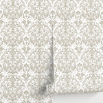 Vintage Removable Wallpaper Scandinavian Wallpaper Temporary Wallpaper Minimalistic Wallpaper Peel and Stick Wallpaper Wall Paper - D976 - WallTrend