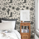 Vintage Western Wallpaper Cowboys Boots Wallpaper Peel and Stick and Traditional Wallpaper - D826 - WallTrend