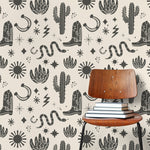 Vintage Western Wallpaper Cowboys Boots Wallpaper Peel and Stick and Traditional Wallpaper - D826 - WallTrend