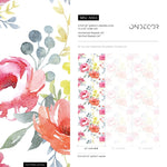 Wall Decor Wallpaper Peel and Stick Wallpaper Removable Wallpaper Home Decor Wall Art Room Decor / Floral Watercolor Wallpaper - A664 - WallTrend