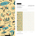 Wallpaper Peel and Stick Wallpaper Removable Wallpaper Home Decor Wall Art Room Decor / Yellow Drawing Kids Wallpaper - A093 - WallTrend