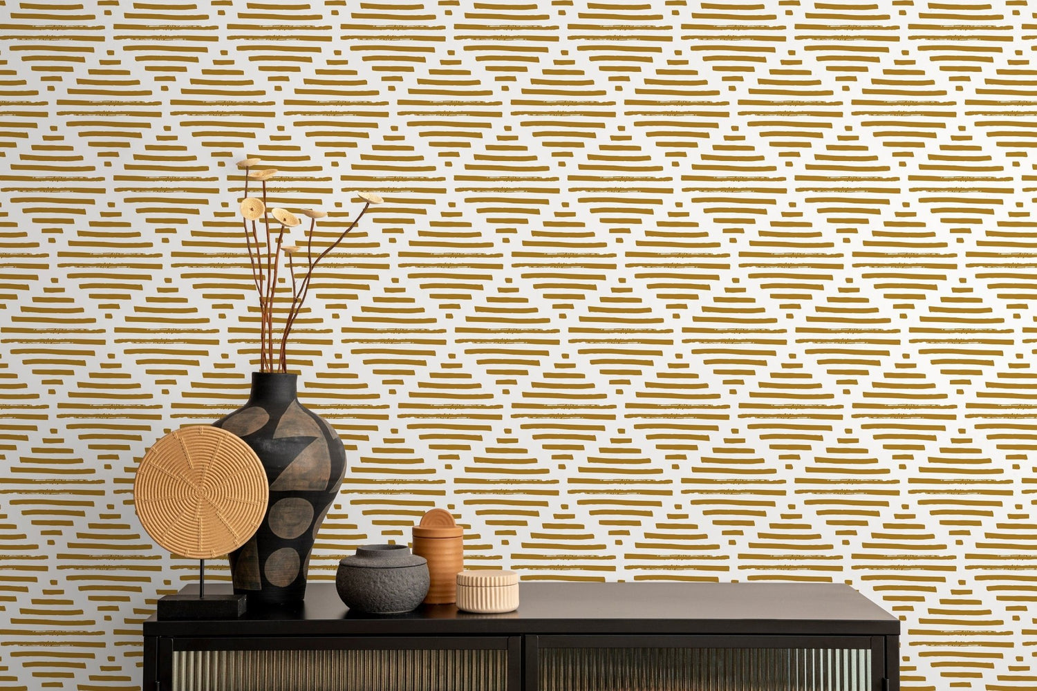 Wallpaper Peel and Stick Wallpaper Removable Wallpaper Home Decor Wall Art Wall Decor Room Decor / Abstract Geometric Wallpaper - B947 - WallTrend