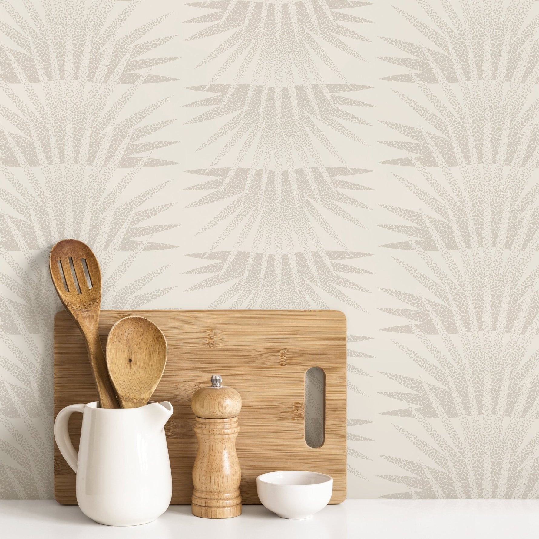 Wallpaper Peel and Stick Wallpaper Removable Wallpaper Home Decor Wall Art Wall Decor Room Decor / Beige Boho Wallpaper - C464 - WallTrend