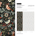 Wallpaper Peel and Stick Wallpaper Removable Wallpaper Home Decor Wall Art Wall Decor Room Decor / Bird Chinoiserie Wallpaper - A578 - WallTrend