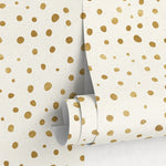 Wallpaper Peel and Stick Wallpaper Removable Wallpaper Home Decor Wall Art Wall Decor Room Decor / Boho Dots Non - Metalic Wallpaper - A343 - WallTrend