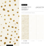 Wallpaper Peel and Stick Wallpaper Removable Wallpaper Home Decor Wall Art Wall Decor Room Decor / Boho Dots Non - Metalic Wallpaper - A343 - WallTrend