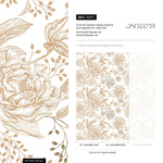 Wallpaper Peel and Stick Wallpaper Removable Wallpaper Home Decor Wall Art Wall Decor Room Decor / Boho Floral Wallpaper - A671 - WallTrend