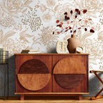 Wallpaper Peel and Stick Wallpaper Removable Wallpaper Home Decor Wall Art Wall Decor Room Decor / Boho Floral Wallpaper - A671 - WallTrend