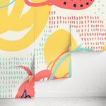 Wallpaper Peel and Stick Wallpaper Removable Wallpaper Home Decor Wall Art Wall Decor Room Decor / Colorful Abstract Modern Wallpaper - A745 - WallTrend