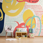 Wallpaper Peel and Stick Wallpaper Removable Wallpaper Home Decor Wall Art Wall Decor Room Decor / Colorful Abstract Modern Wallpaper - A745 - WallTrend