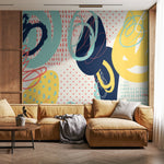 Wallpaper Peel and Stick Wallpaper Removable Wallpaper Home Decor Wall Art Wall Decor Room Decor / Colorful Abstract Modern Wallpaper - A745 - WallTrend