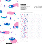 Wallpaper Peel and Stick Wallpaper Removable Wallpaper Home Decor Wall Art Wall Decor Room Decor / Contemporary Fun Eyes Wallpaper - B363 - WallTrend