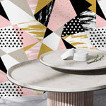 Wallpaper Peel and Stick Wallpaper Removable Wallpaper Home Decor Wall Art Wall Decor Room Decor / Cool Abstract Geometric Wallpaper - A073 - WallTrend