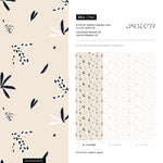 Wallpaper Peel and Stick Wallpaper Removable Wallpaper Home Decor Wall Art Wall Decor Room Decor / Floral Minimalist Wallpaper - C344 - WallTrend