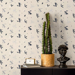 Wallpaper Peel and Stick Wallpaper Removable Wallpaper Home Decor Wall Art Wall Decor Room Decor / Floral Minimalist Wallpaper - C344 - WallTrend