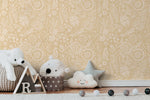 Wallpaper Peel and Stick Wallpaper Removable Wallpaper Home Decor Wall Art Wall Decor Room Decor / Floral Yellow Wallpaper - C434 - WallTrend