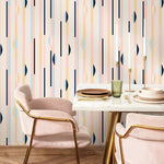 Wallpaper Peel and Stick Wallpaper Removable Wallpaper Home Decor Wall Art Wall Decor Room Decor / Geometric Pastel Color Wallpaper - B466 - WallTrend