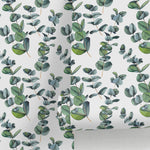 Wallpaper Peel and Stick Wallpaper Removable Wallpaper Home Decor Wall Art Wall Decor Room Decor / Green Leaves Wallpaper - A756 - WallTrend