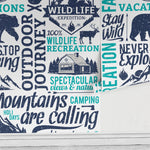 Wallpaper Peel and Stick Wallpaper Removable Wallpaper Home Decor Wall Art Wall Decor Room Decor / Modern Typography Wallpaper - D938 - WallTrend