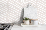 Wallpaper Peel and Stick Wallpaper Removable Wallpaper Home Decor Wall Art Wall Decor Room Decor / Nude Beige Boho Wallpaper - C519 - WallTrend