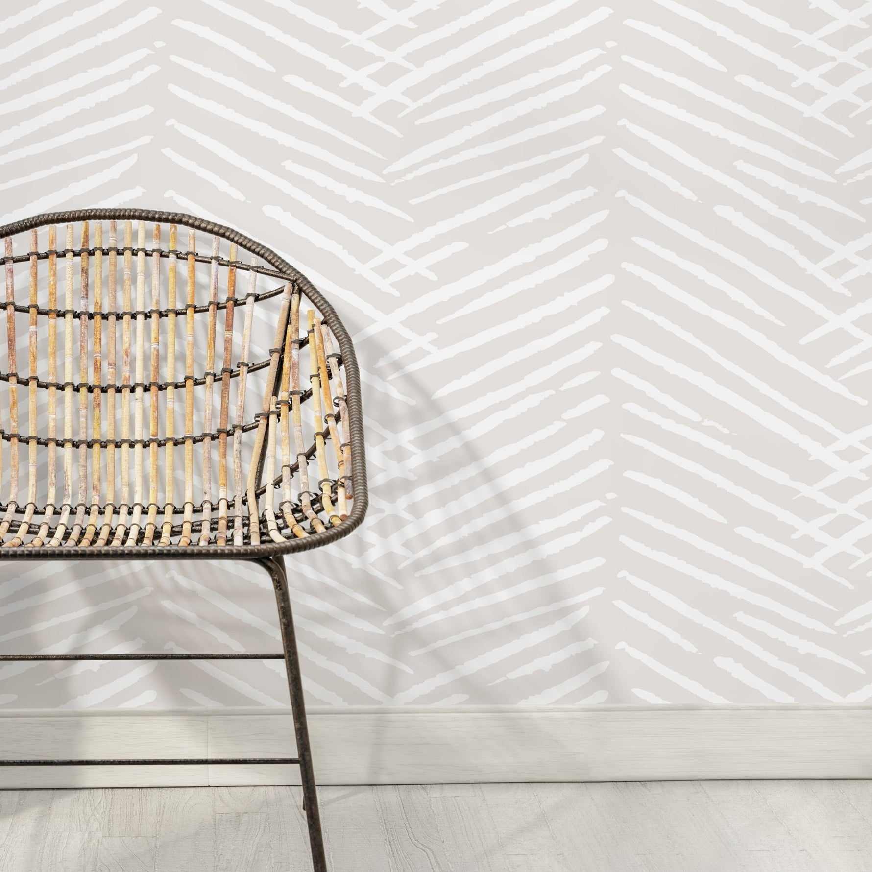Wallpaper Peel and Stick Wallpaper Removable Wallpaper Home Decor Wall Art Wall Decor Room Decor / Nude Beige Boho Wallpaper - C519 - WallTrend