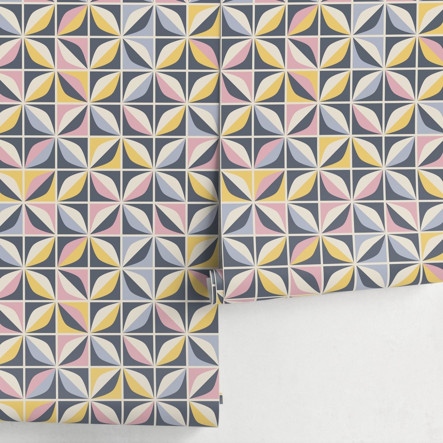 Wallpaper Peel and Stick Wallpaper Removable Wallpaper Home Decor Wall Art Wall Decor Room Decor / Pastel Color Geometric Wallpaper - A731 - WallTrend
