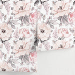 Wallpaper Peel and Stick Wallpaper Removable Wallpaper Home Decor Wall Art Wall Decor Room Decor / Pink Vintage Floral Wallpaper - A068 - WallTrend