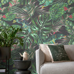 Wallpaper Peel and Stick Wallpaper Removable Wallpaper Home Decor Wall Art Wall Decor Room Decor / Tropical Leaf Wallpaper - A777 - WallTrend