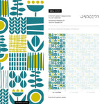 Wallpaper Peel and Stick Wallpaper Removable Wallpaper Home Decor Wall Decor Room Decor / Green and Yellow Scandinavian Wallpaper - A707 - WallTrend