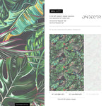 Wallpaper Peel and Stick Wallpaper Removable Wallpaper Home Decor Wall Decor Room Decor / Tropical Jungle Monstera Leaf Wallpaper - A777 - WallTrend