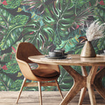 Wallpaper Peel and Stick Wallpaper Removable Wallpaper Home Decor Wall Decor Room Decor / Tropical Jungle Monstera Leaf Wallpaper - A777 - WallTrend