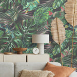 Wallpaper Peel and Stick Wallpaper Removable Wallpaper Home Decor Wall Decor Room Decor / Tropical Jungle Monstera Leaf Wallpaper - A777 - WallTrend