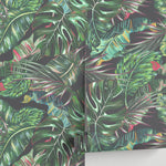 Wallpaper Peel and Stick Wallpaper Removable Wallpaper Home Decor Wall Decor Room Decor / Tropical Jungle Monstera Leaf Wallpaper - A777 - WallTrend