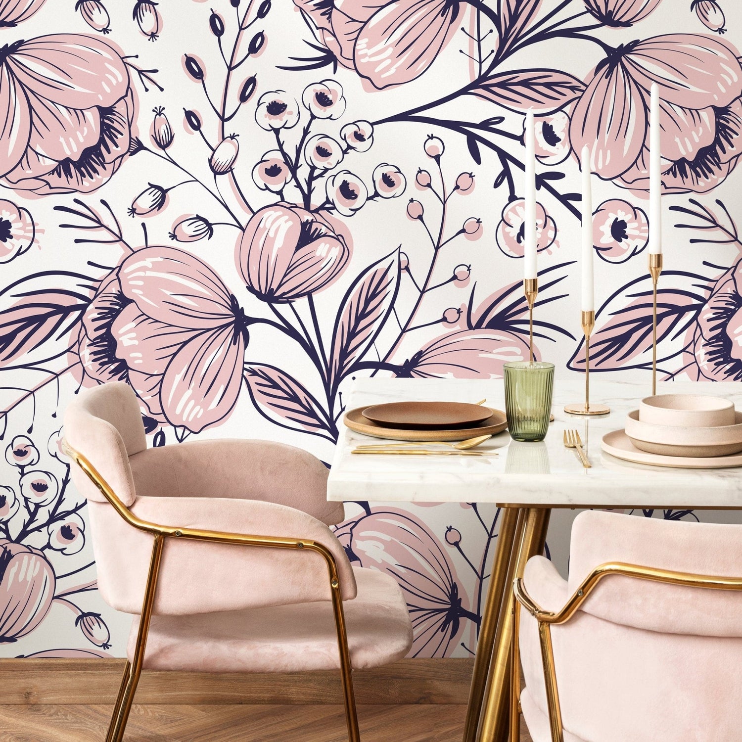 Wallpaper Removable Wallpaper Peel and Stick Wallpaper Wall Decor Home Decor Wall Art Printable Wall Art Room Decor Wall Prints - A691 - WallTrend