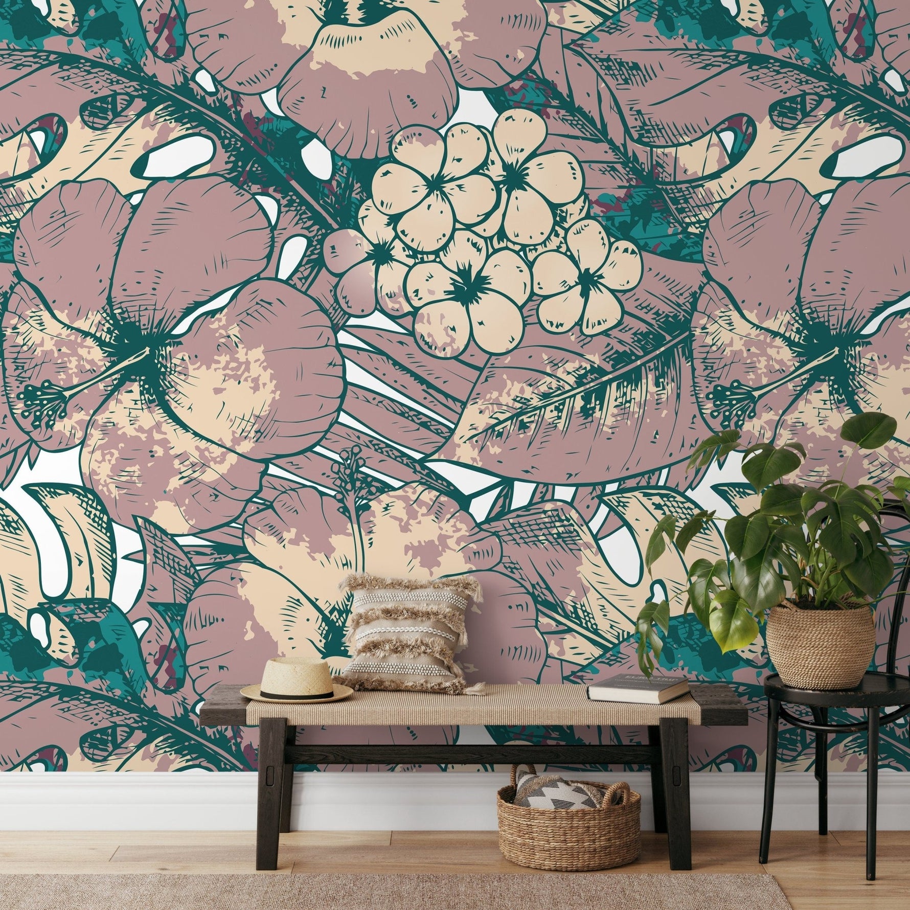 Wallpaper Removable Wallpaper Peel and Stick Wallpaper Wall Decor Home Decor Wall Art Printable Wall Art Room Decor Wall Prints - D952 - WallTrend