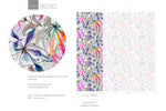 Watercolor Floral Elegance Wallpaper - B030 - WallTrend
