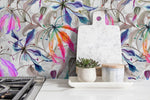 Watercolor Floral Elegance Wallpaper - B030 - WallTrend
