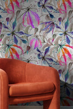 Watercolor Floral Elegance Wallpaper - B030 - WallTrend
