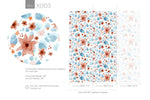 Watercolor Floral Harmony Wallpaper - X003 - WallTrend