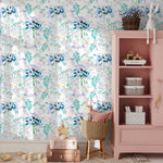 Watercolor Flowers Wallpaper - Removable Wallpaper Peel and Stick Wallpaper Wall Paper Wall Mural - B333 - WallTrend